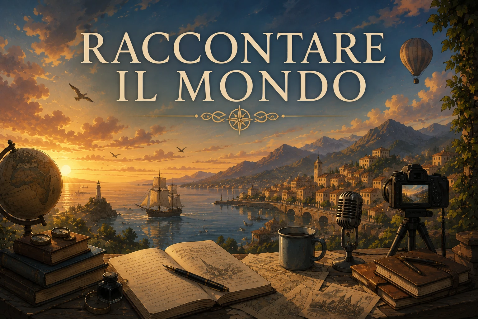 Immagine simbolica dedicata alla rotta Raccontare il mondo